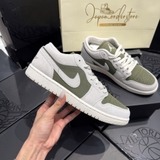 Giày Nike Air Jordan 1 Low SE Medium Olive Sail HV4089-201 - HV4396-201