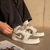 Giày Nike Air Jordan 1 Low SE Medium Olive Sail HV4089-201 - HV4396-201