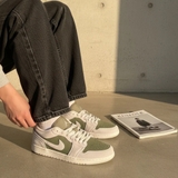 Giày Nike Air Jordan 1 Low SE Medium Olive Sail HV4089-201 - HV4396-201