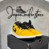 Giày Nike Air Jordan 1 Low GS University Gold Black 553560-700
