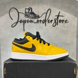 Giày Nike Air Jordan 1 Low GS University Gold Black 553560-700