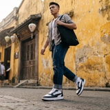 Giày Puma Caven 2.0 Lux White Black 395016-04