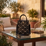Túi MLB Diamond Monogram Mini New York Black