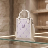 Túi MLB Diamond Monogram Mini Boston Red Sox Ivory
