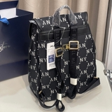 Balo MLB Jacquard Diamond Monogram Black 7ABKMD74N-50BKS