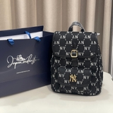 Balo MLB Jacquard Diamond Monogram Black 7ABKMD74N-50BKS