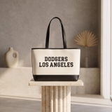 Túi MLB Varsity Jacquard LA Dodgers Cream