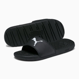Dép Puma Cool Cat Black Logo White 371016 04