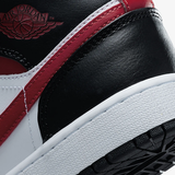 Giày Nike Air Jordan 1 Mid Black Fire Red (GS) | 554725-079