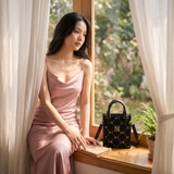 Túi MLB Diamond Monogram Mini New York Black