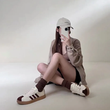 Giày Adidas Neo VL Court 2.0 Cream Brown ID6016