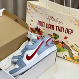 Giày Nike Air Jordan 1 Low Blue Whisper DC0774-164