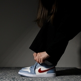 Giày Nike Air Jordan 1 Low Blue Whisper DC0774-164