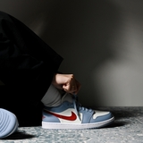 Giày Nike Air Jordan 1 Low Blue Whisper DC0774-164