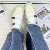 Giày Jeep Low Top Cream Green Light P651W13112