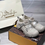 Giày Jeep Mary Jane Velcro ''Grey'' PD241WAS873