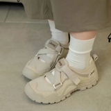 Giày Jeep Mary Jane Velcro ''Grey'' PD241WAS873