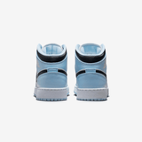 Giày Nike Air Jordan 1 Mid Ice Blue GS 555112-401