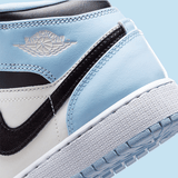 Giày Nike Air Jordan 1 Mid Ice Blue GS 555112-401