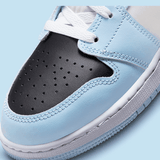 Giày Nike Air Jordan 1 Mid Ice Blue GS 555112-401