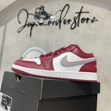 Giày Nike Air Jordan 1 Low White Bordeaux 553558-615