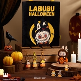 Happy Halloween Party Sitting Pumpkin - Labubu quả bí halloween Pop Mart