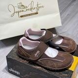 Giày Jeep Mary Jane Comfort Velcro "Brown" | P661W3399