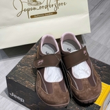 Giày Jeep Mary Jane Comfort Velcro "Brown" | P661W3399
