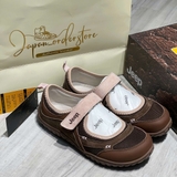 Giày Jeep Mary Jane Pink Brown 2026 | P661W3363