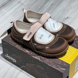 Giày Jeep Mary Jane Pink Brown 2026 | P661W3363