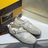 Giày Jeep Mary Jane Toe Ballet "Beige" P661W13310