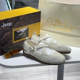 Giày Jeep Mary Jane Toe Ballet "Beige" P661W13310