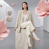 Giày Jeep Mary Jane Toe Ballet "Pink" P661W13310