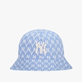 Nón MLB Bucket Monogram Pastel Dome New York Yankees 32CPHA111-50S