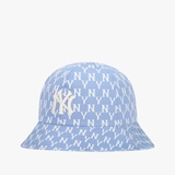 Nón MLB Bucket Monogram Pastel Dome New York Yankees 32CPHA111-50S