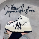 Giày MLB Chunky Liner High White Black 3ASXCB12N - 50IVS