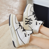 Giày MLB Chunky Liner High White Black 3ASXCB12N - 50IVS