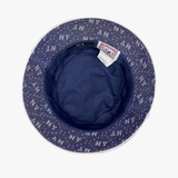 Nón MLB Denim Monogram Bucket New York 3AHTMD13N-50NYD