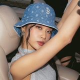 Nón MLB Denim Monogram Boston Red Sox 3AHTMD13N-43SBL