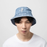 Nón MLB Denim Monogram Boston Red Sox 3AHTMD13N-43SBL