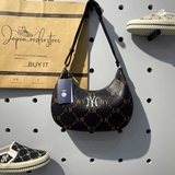 Túi MLB Dia Monogram Embo L-Hobo đen 3ABQL012N-50BKS