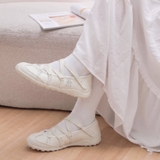 Giày MLB Flair Mary Jane NY Yankees Cream 3ASXMJ56N-50IVS