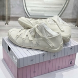 Giày MLB Flair Mary Jane NY Yankees Cream 3ASXMJ56N-50IVS