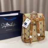 Balo MLB Jacquard Diamond Monogram Beige 7ABKMD45N-43BGS