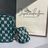 Túi MLB Monogram New York Yankees Green 3ACRM012N-50GND