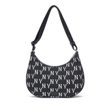 Túi MLB Monogram Jacquard Hobo Bag 3ABQL023N-50BKS