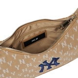 Túi MLB Monogram Jacquard Hobo Beige 3ABQS012N-50BGD