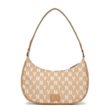 Túi MLB Monogram Jacquard Hobo Beige 3ABQS012N-50BGD