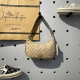 Túi MLB Monogram Jacquard Hobo Beige 3ABQS012N-50BGD
