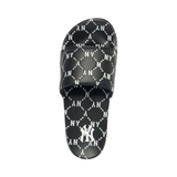 Dép Mlb Mound Dia Monogram Black 3ALPAD123-50BKS
